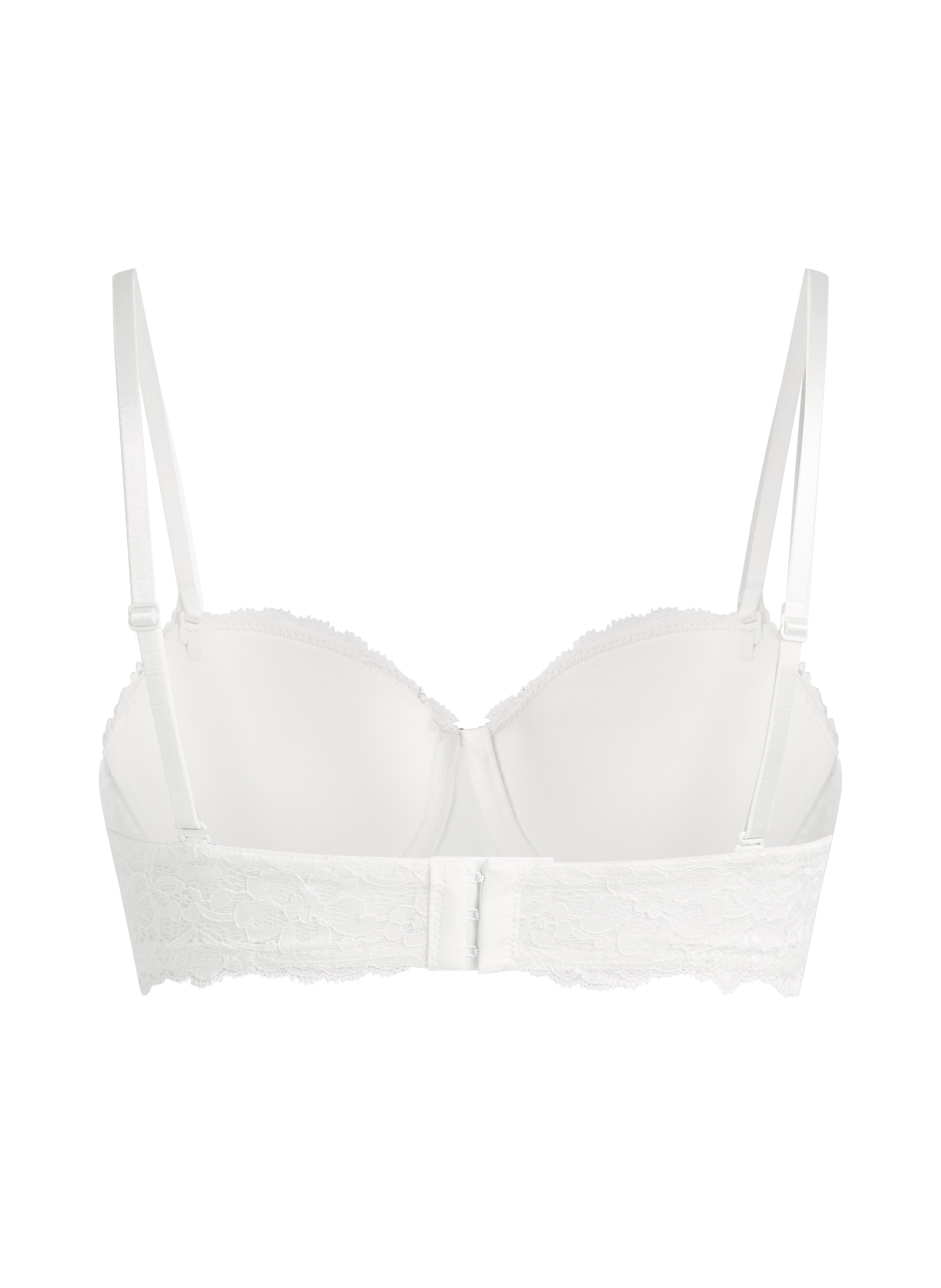 Marine Padded Underwired Bra, White, main