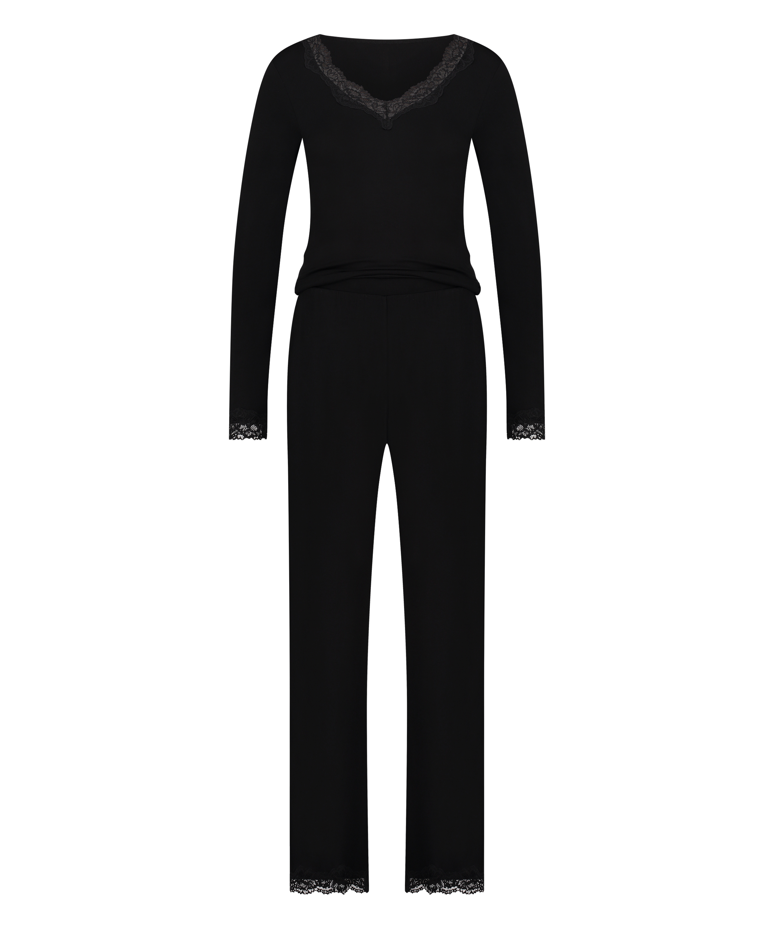 Pajama Set, Black, main