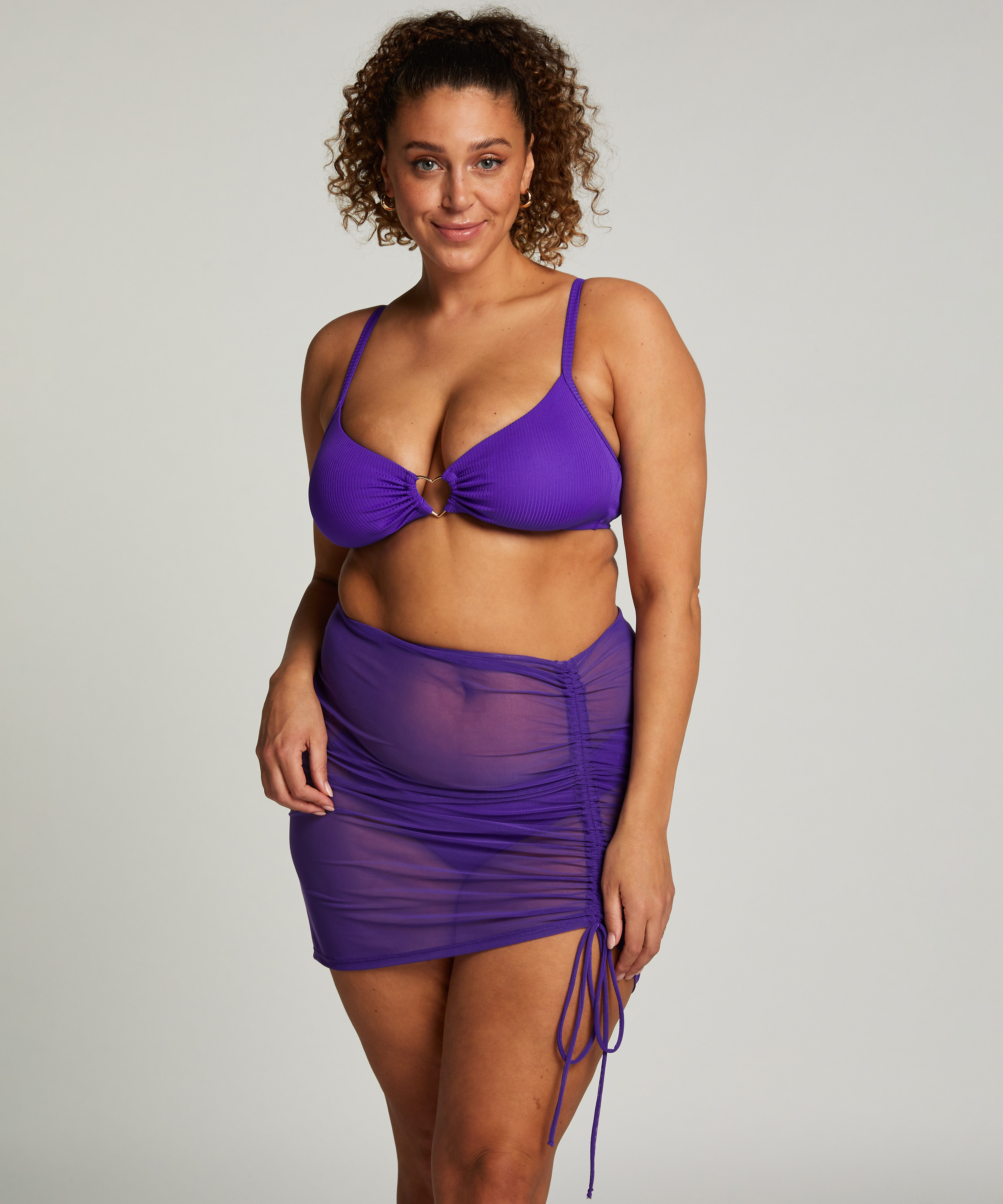 Beach Skirt, Purple, main