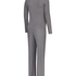 Brushed Rib Maternity Pyjama Set, Grey