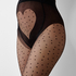 Maternity Tights 15 Denier Dots, Black