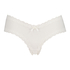 V-shape Mesh Brazilian, White