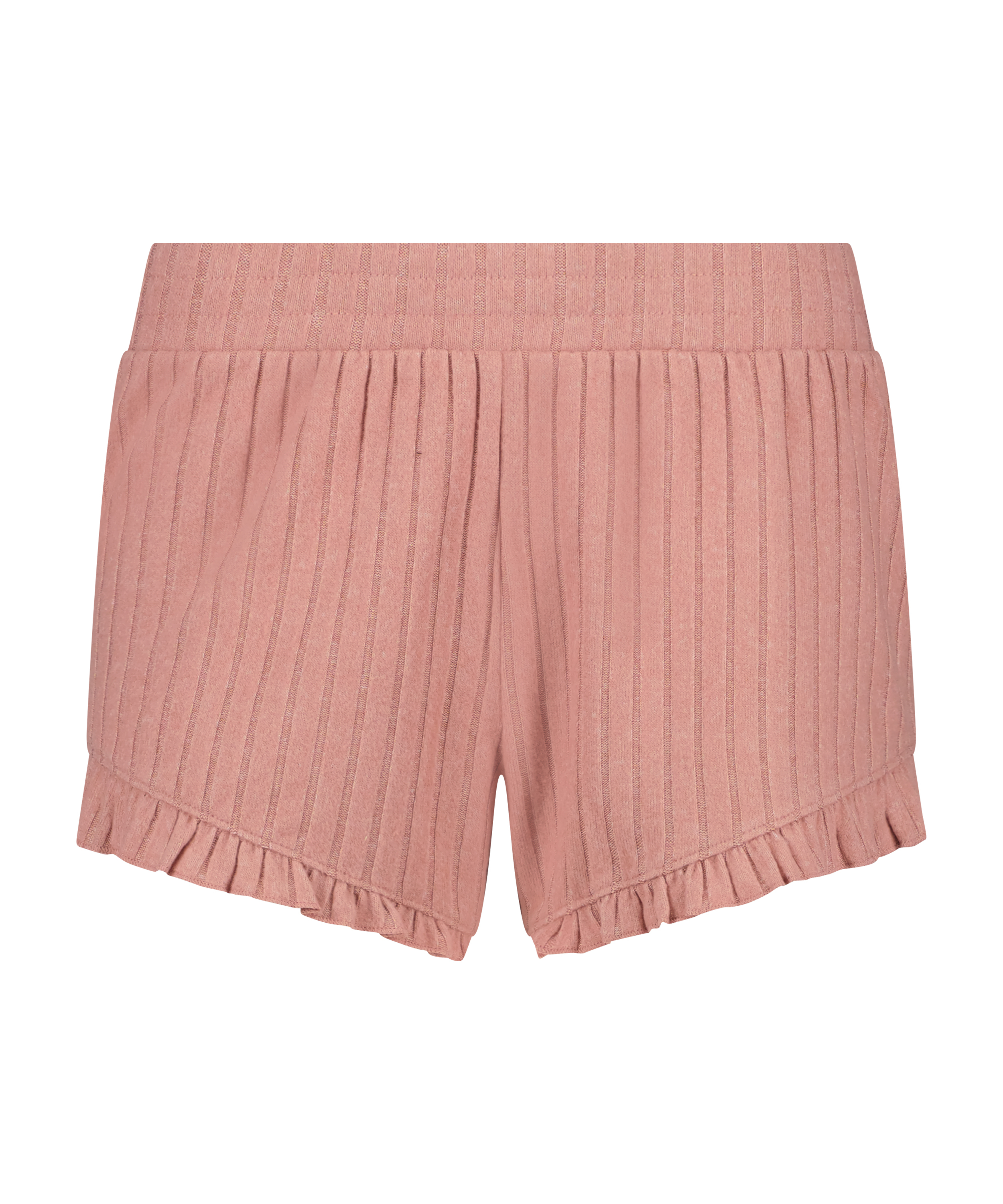 Brushed Rib Lace shorts, Pink, main