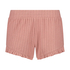 Brushed Rib Lace shorts, Pink