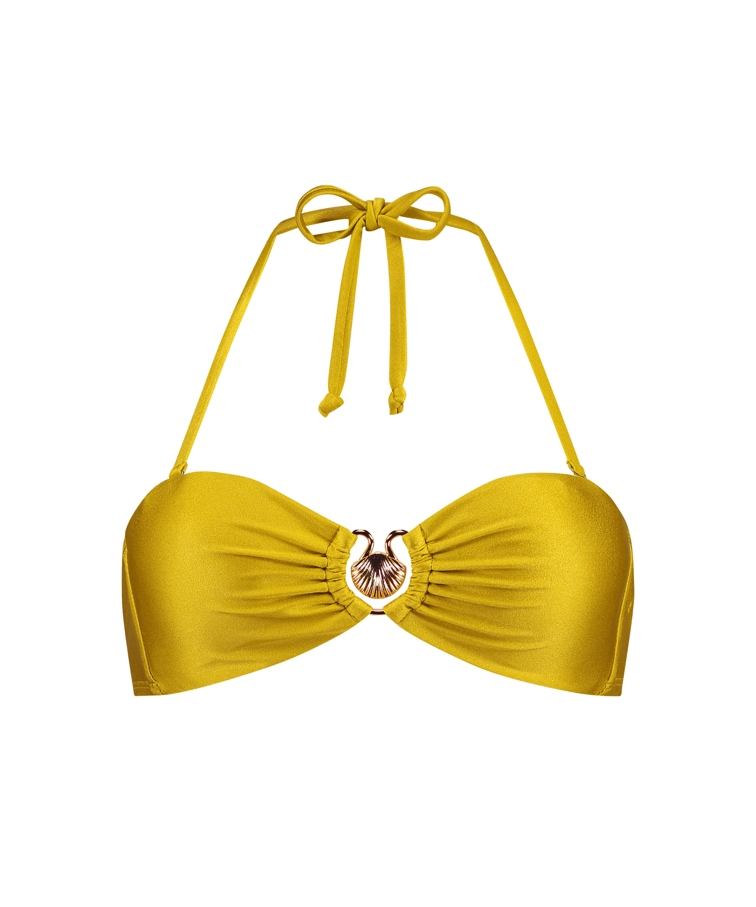 Nice Bandeau Bikini Top, Yellow