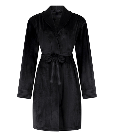 Velours Bathrobe, Black