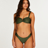Crete Bandeau Bikini Top, Green