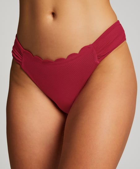 Scallop Rio Bikini Bottoms, Pink