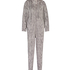 Flannel Fleece Onesie, Grey