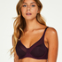 Nina Non-Padded Underwired Minimizer Bra, Purple
