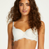 Claire Padded Underwired Bra, White