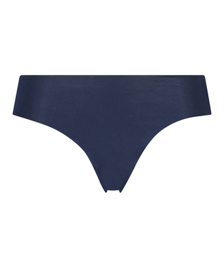 Invisible cotton knickers, Blue