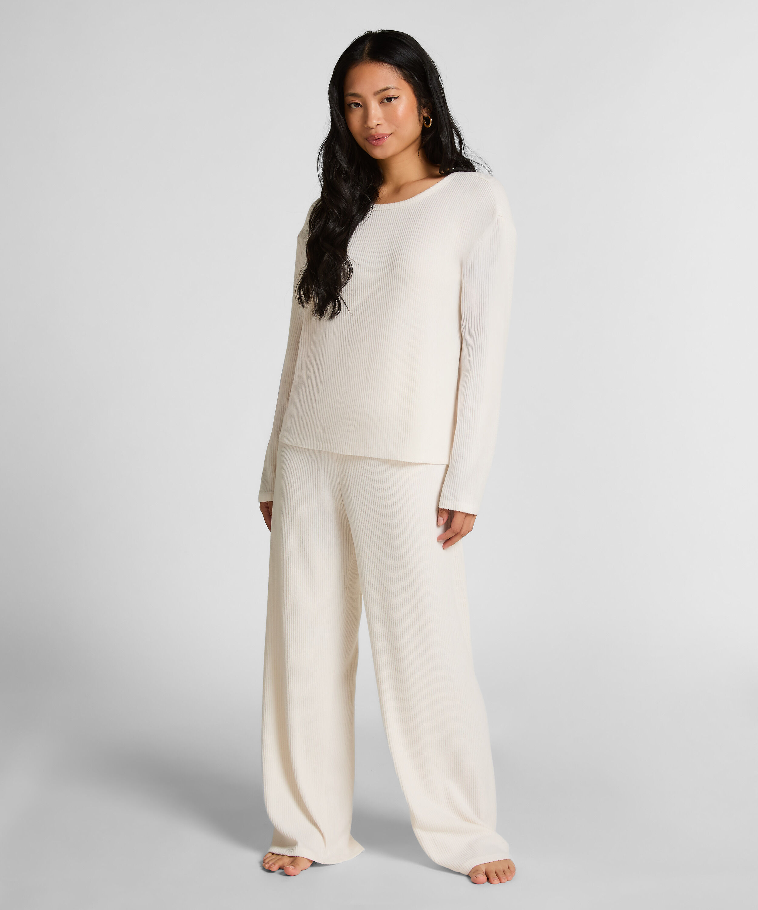 Jersey Long-Sleeved Pyjama Top