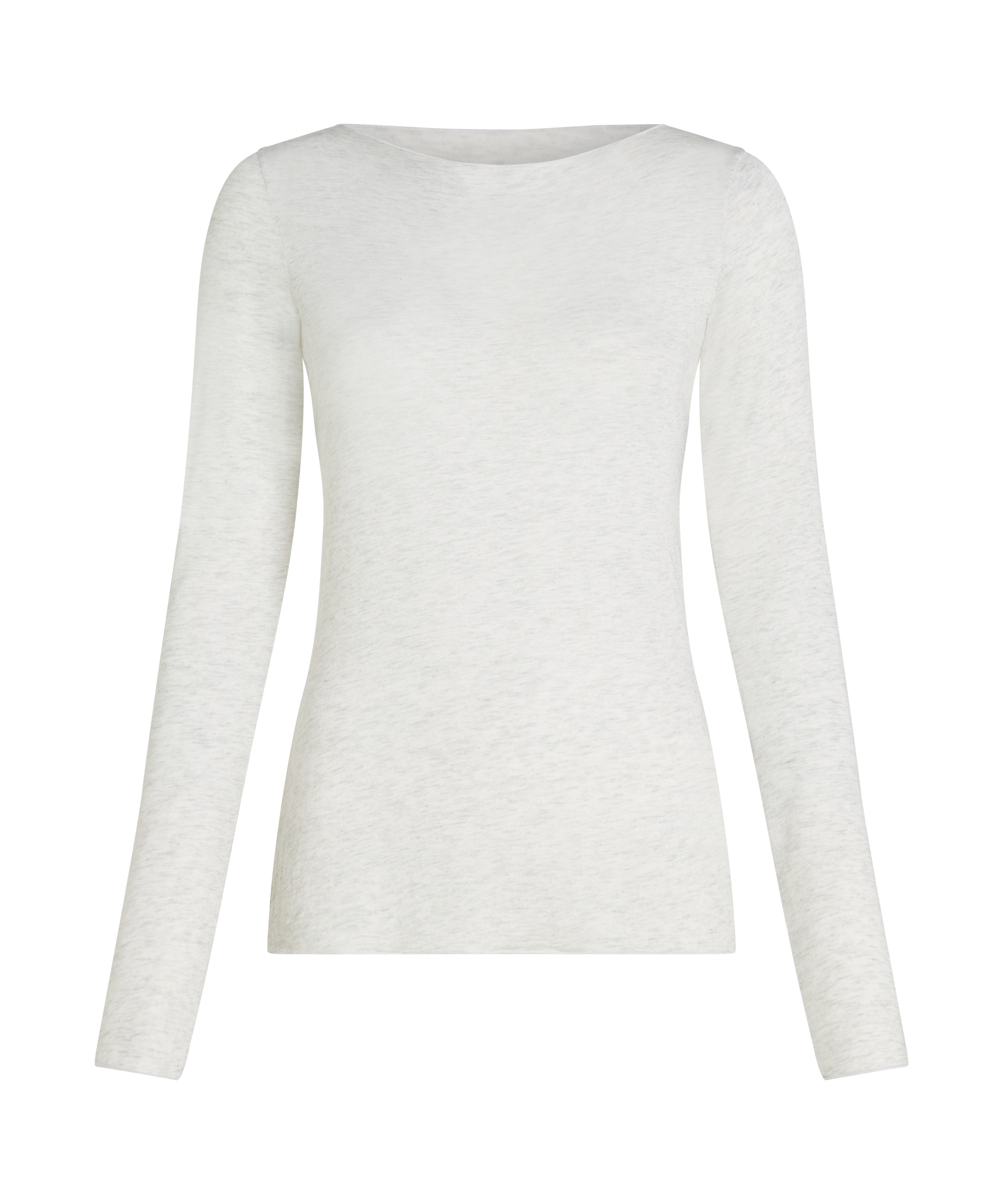 super soft Boatneck shirt with Cashmere, Grey, main