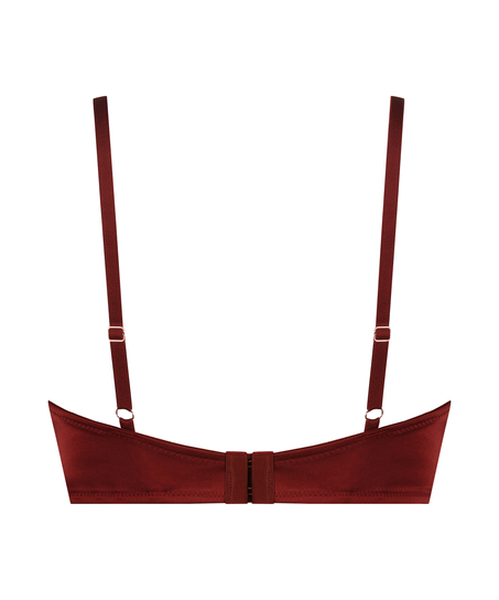 Lara Semi-Padded Longline Underwired Bra, Red