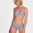 Marina Padded Triangle Bralette, Grey