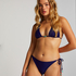 Doha Cheeky Tanga Bikini Bottoms, Blue
