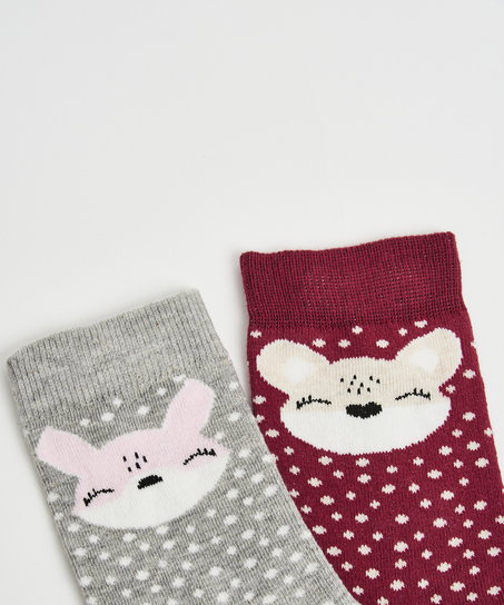 2 Pairs of Socks, Grey