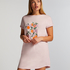 Round Neck Nightshirt, Pink