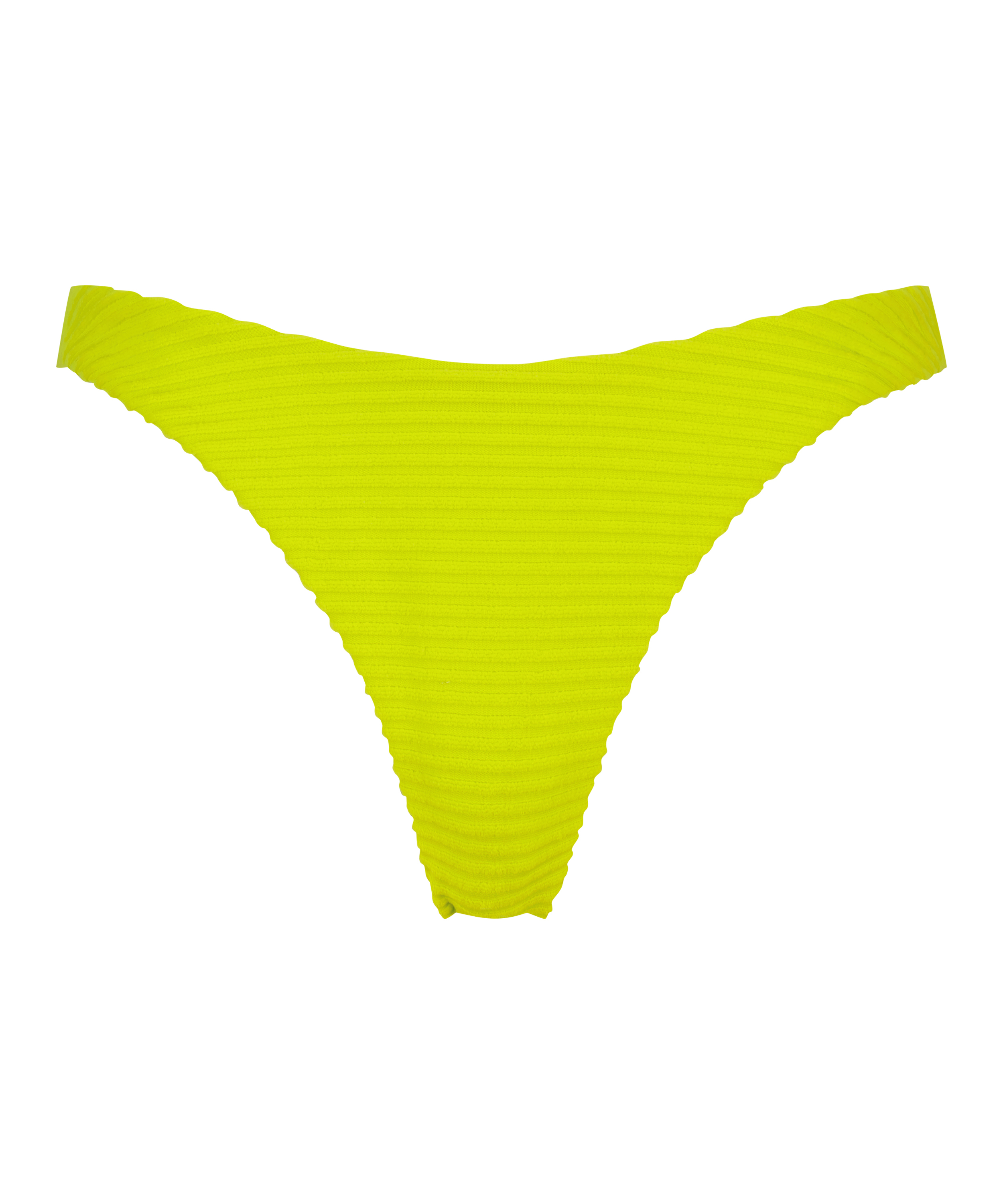 Glow high-leg bikini bottoms, Yellow, main