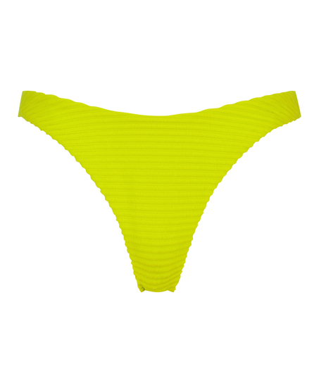 Glow high-leg bikini bottoms, Yellow