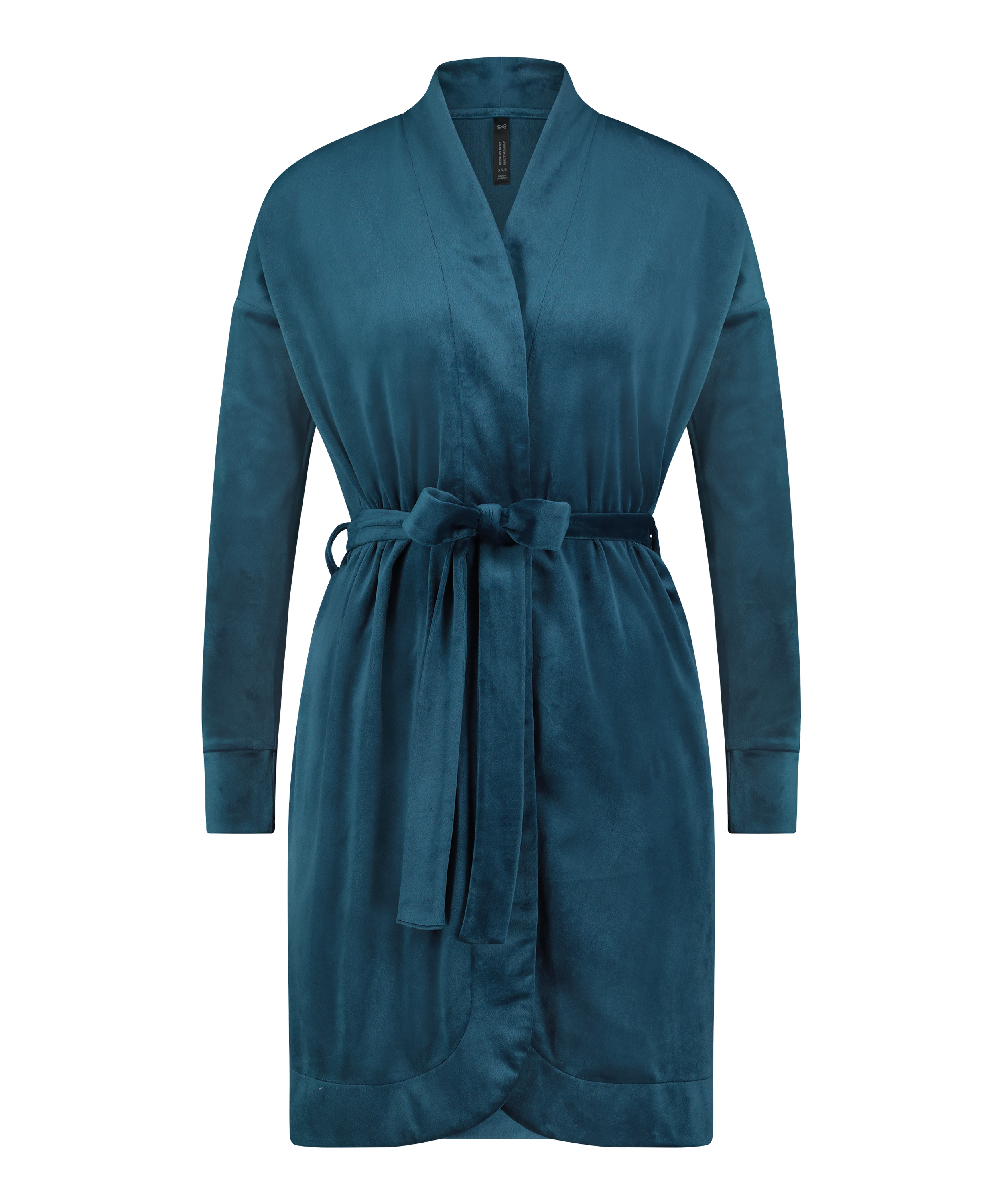 Velours Bathrobe, Blue, main