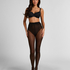 Tights 30 Denier print, Black