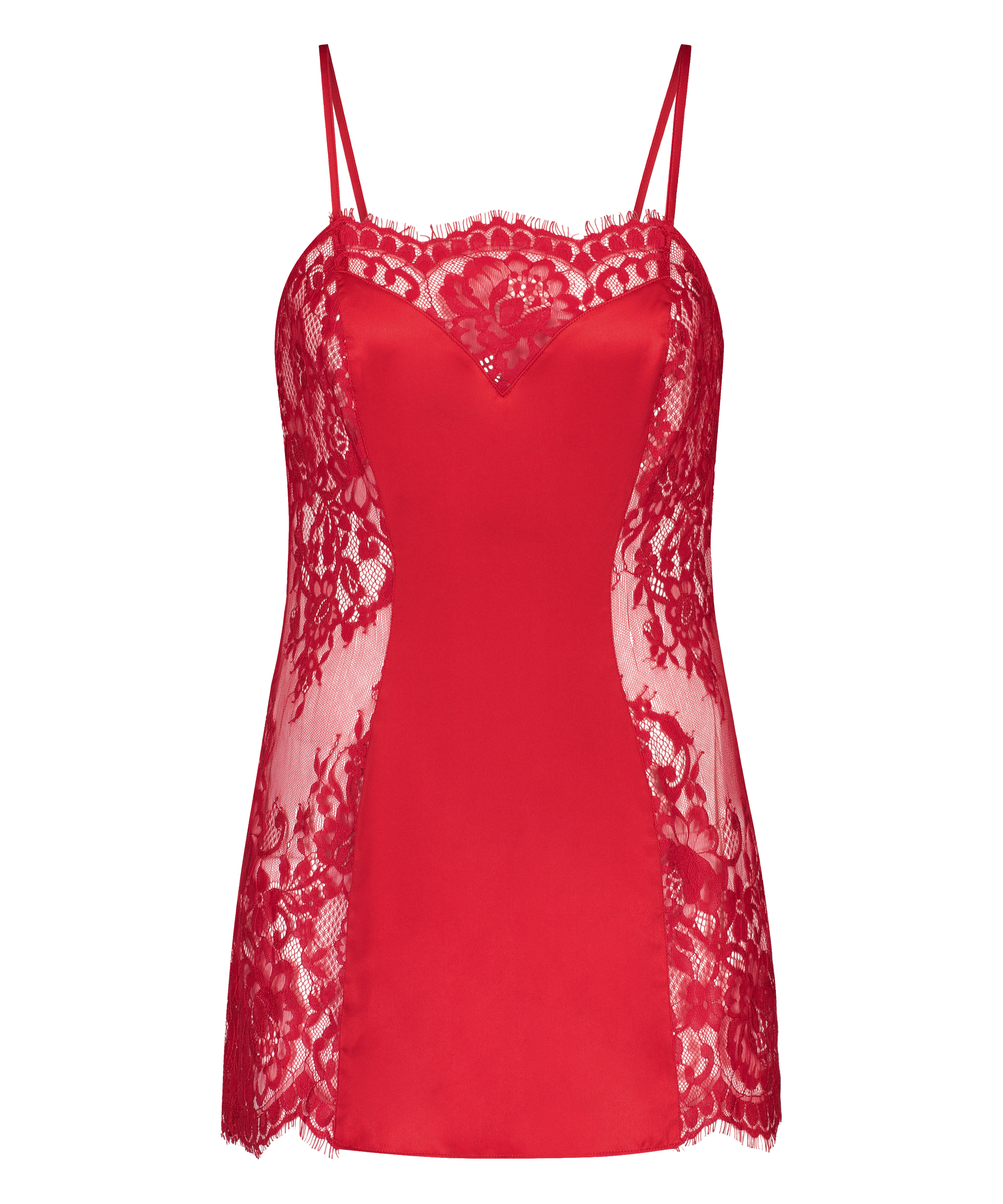 Jennifer Slip Dress, Red, main