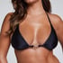Yucatan Triangle Bikini Top, Black