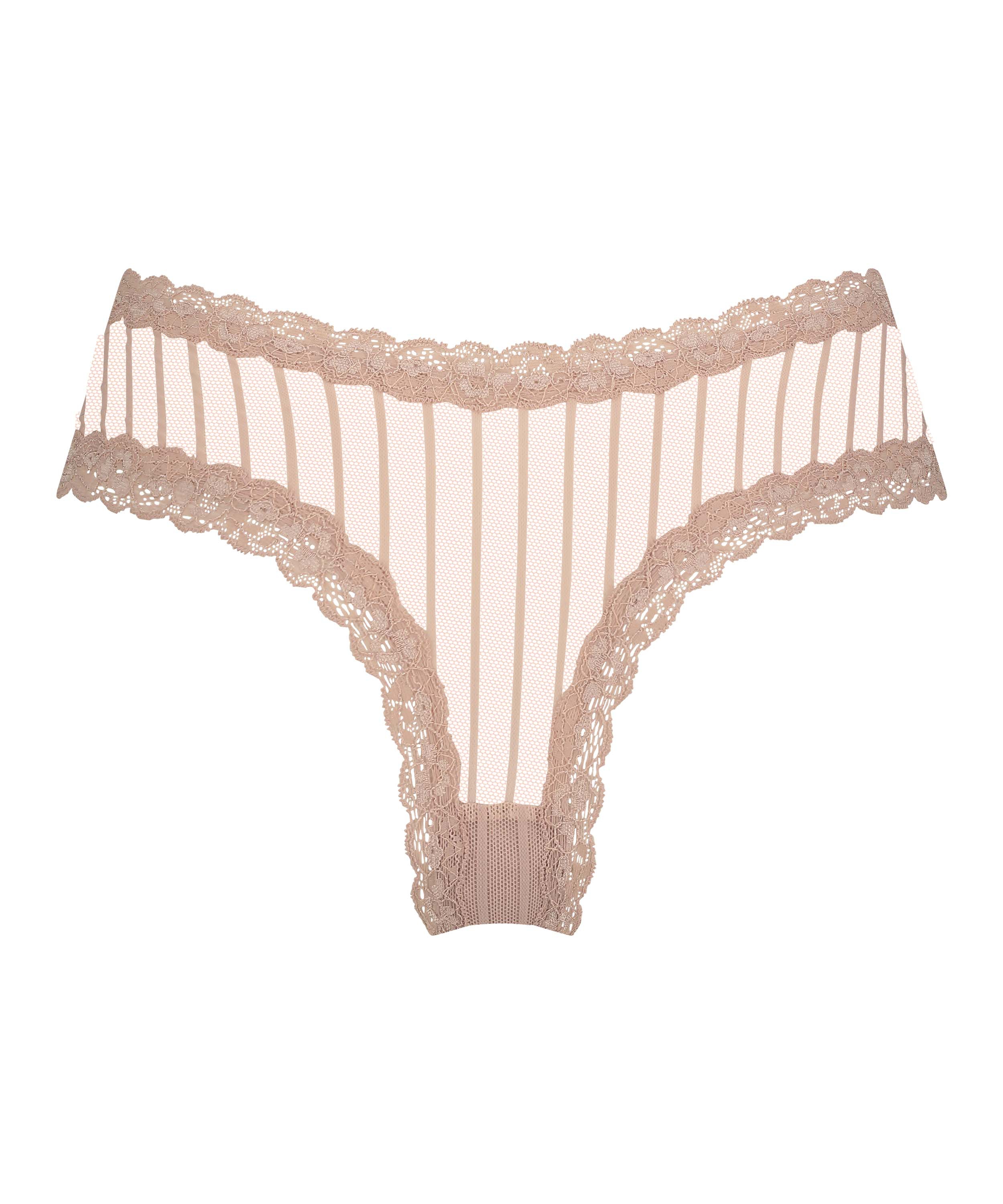 V-shape Mesh Brazilian, Beige, main