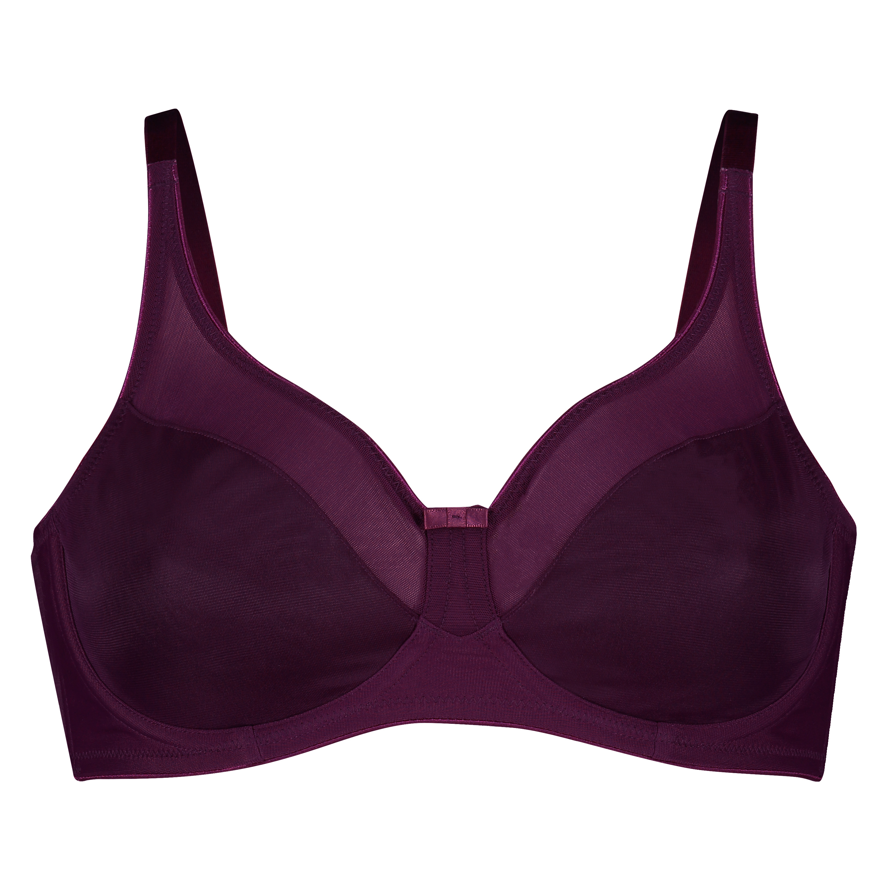 Nina Non-Padded Underwired Minimizer Bra, Purple, main