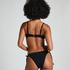 Scallop Bikini Bottoms, Black