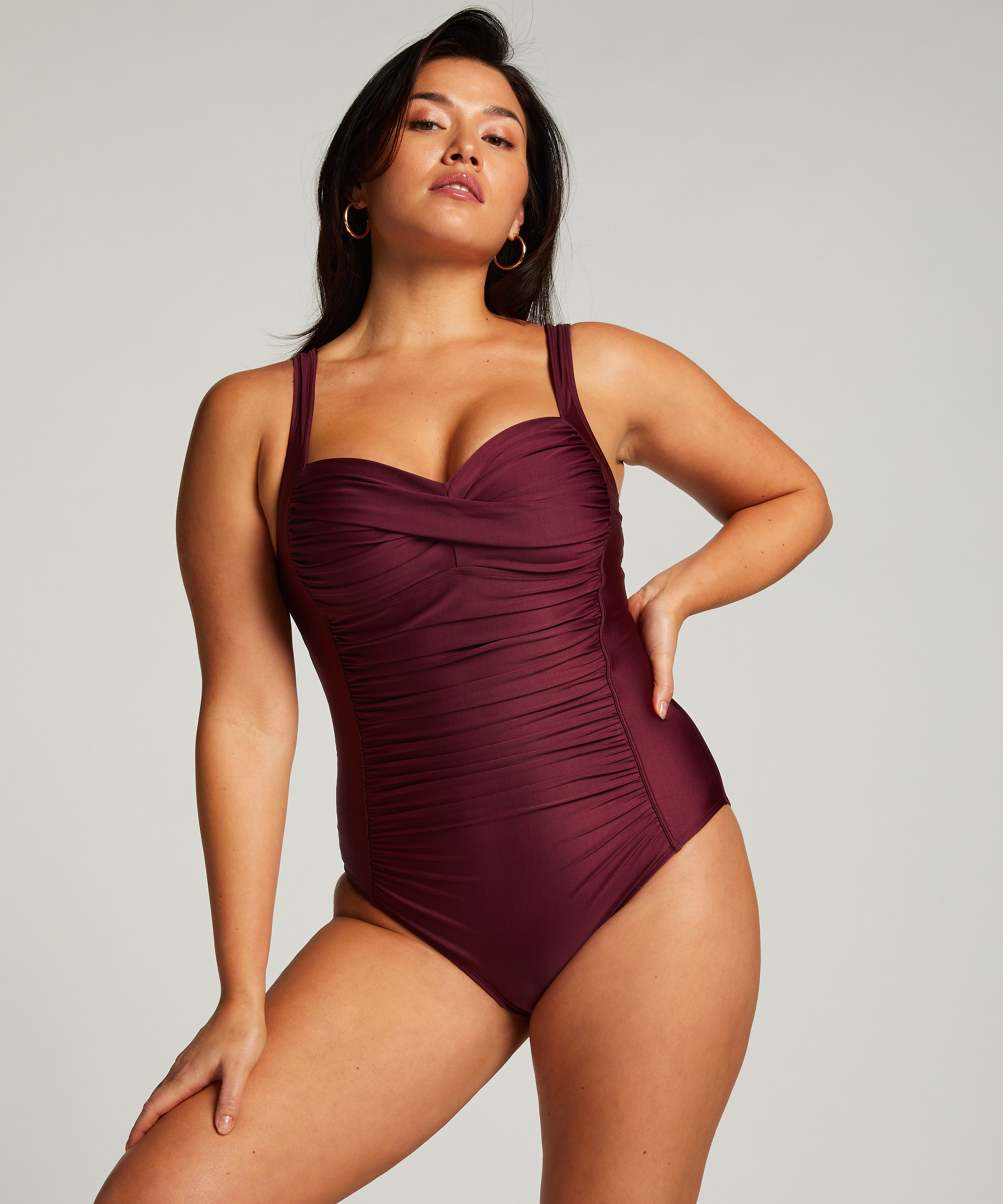Shaping Ocean Swimsuit, Purple, main