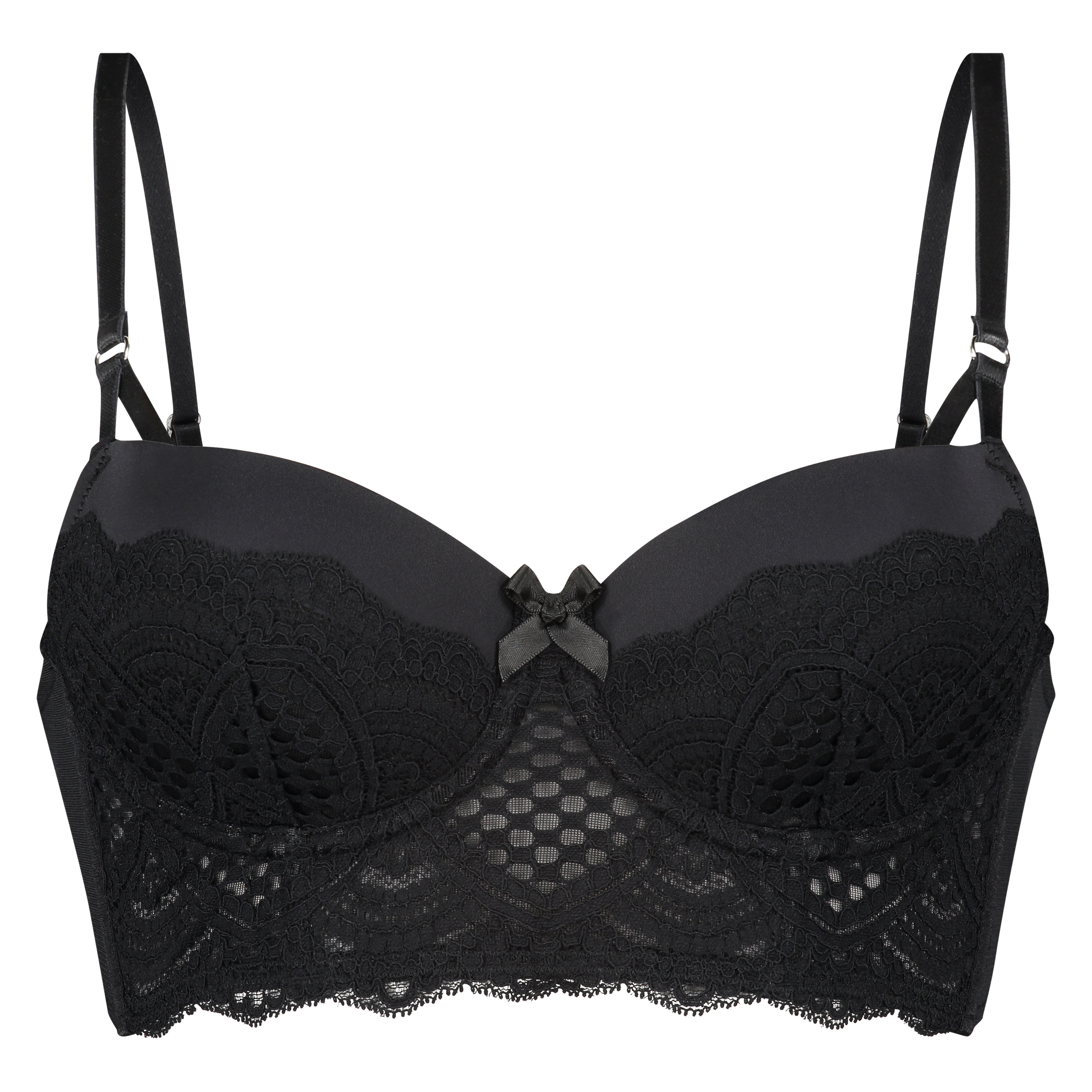 Padded Underwired Bra Duckie, Black, main