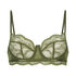Isabelle Non-Padded Underwired Bra, Green