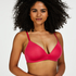 Mona Padded Non-Wired Push-Up Bra, Pink