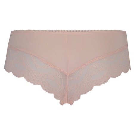 Brazilian ruched lacey, Pink
