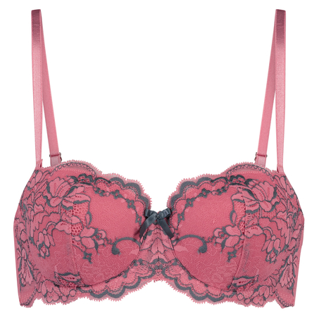 Roberta Padded Underwired Strapless Bra, Pink