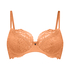 Marine Non-Padded Underwired Bra, Orange