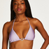 Aruba Triangle Bikini Top, Purple