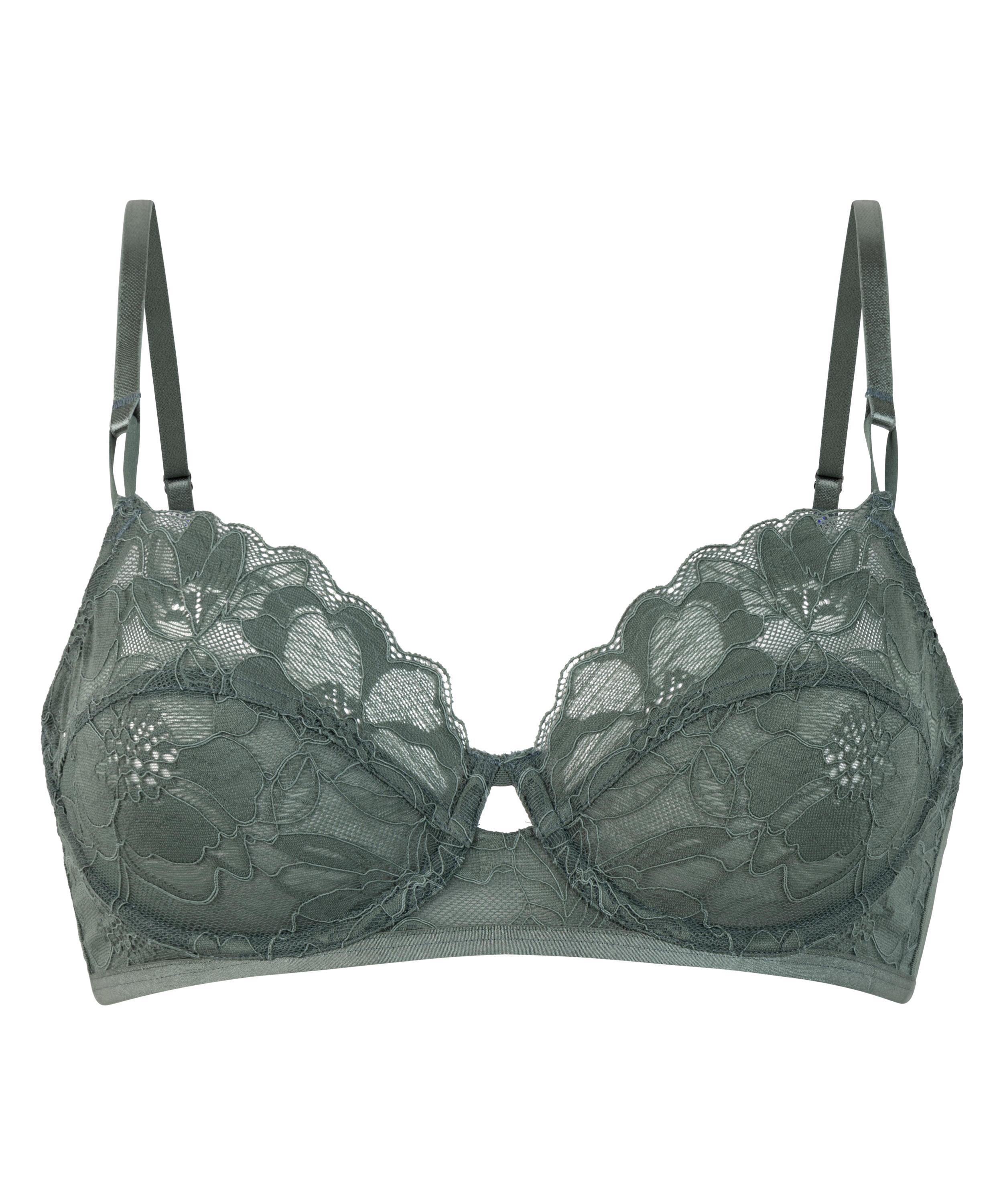 Sophia Non-Padded Underwired Bra, Green, main