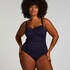 Scallop swimsuit, Blue