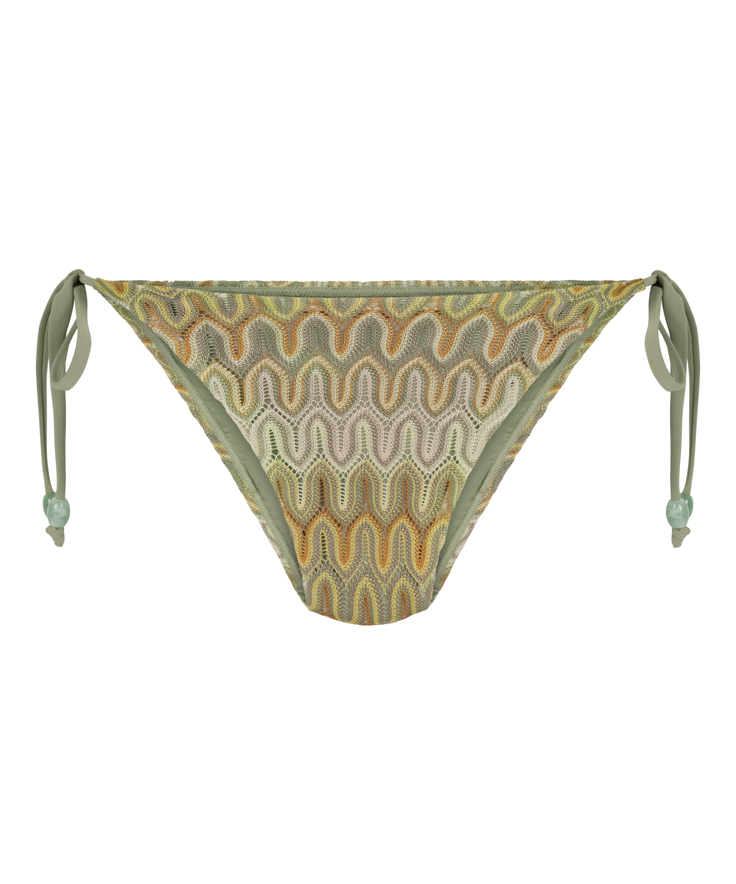 Cali Highleg Bikini Bottom, Green, main