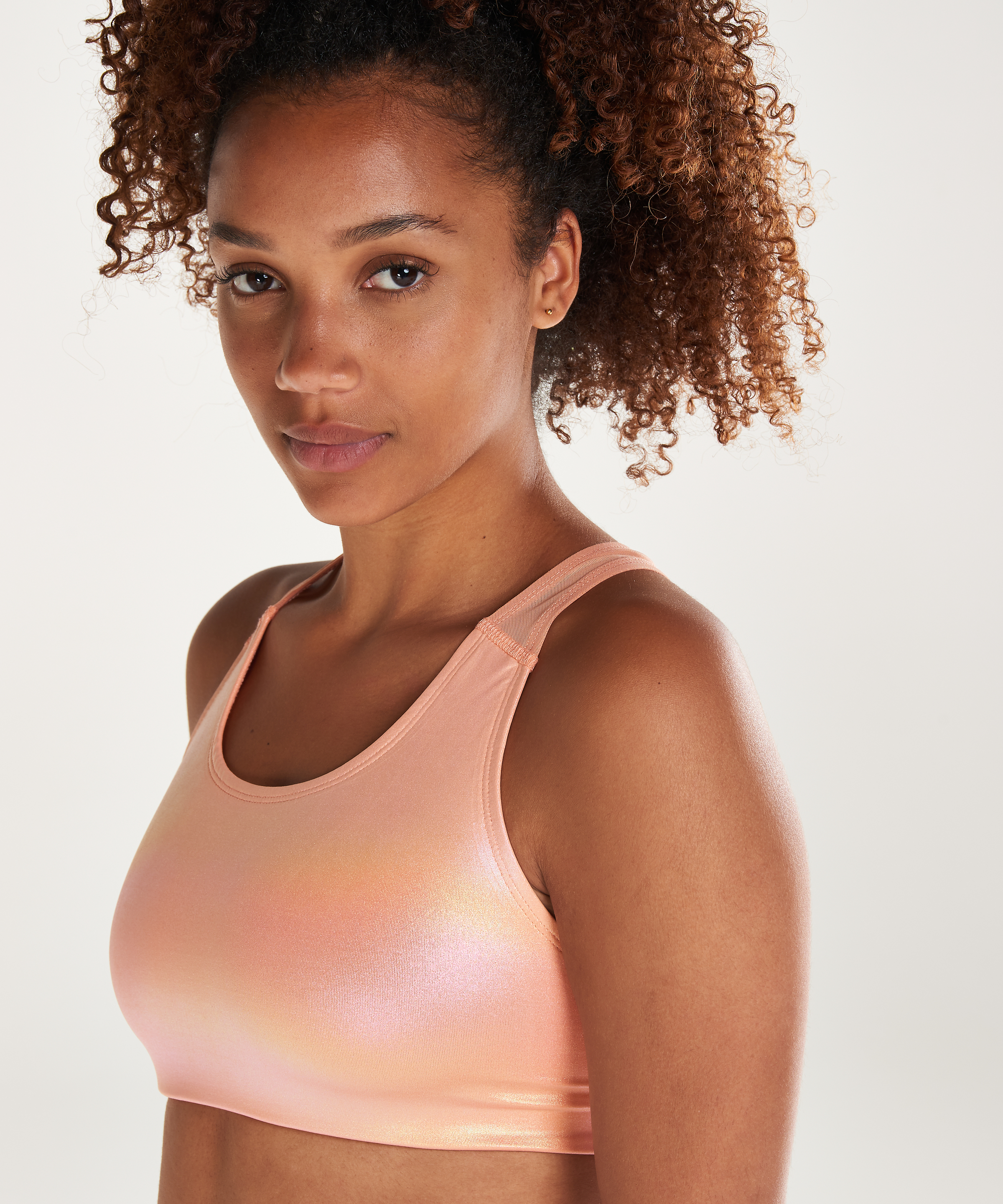 HKMX The Classic Level 2 Sports Bra, Orange, main