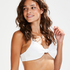 Sacramento Triangle Bikini Top, White