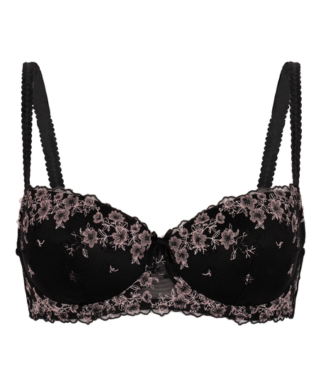Chloe Padded Underwired Bra, Black