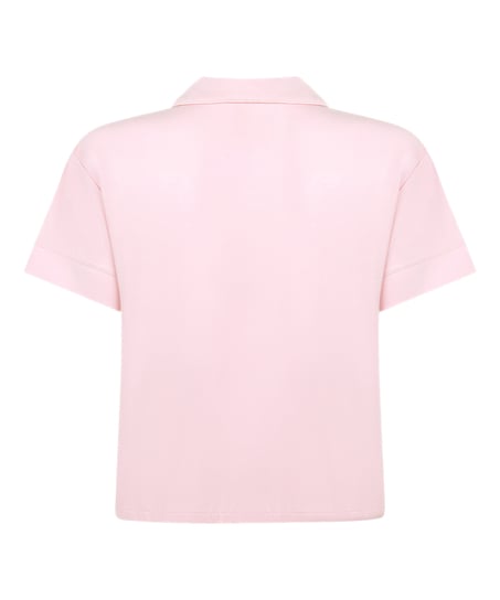 Essential Jersey Short-Sleeved Jacket, Pink
