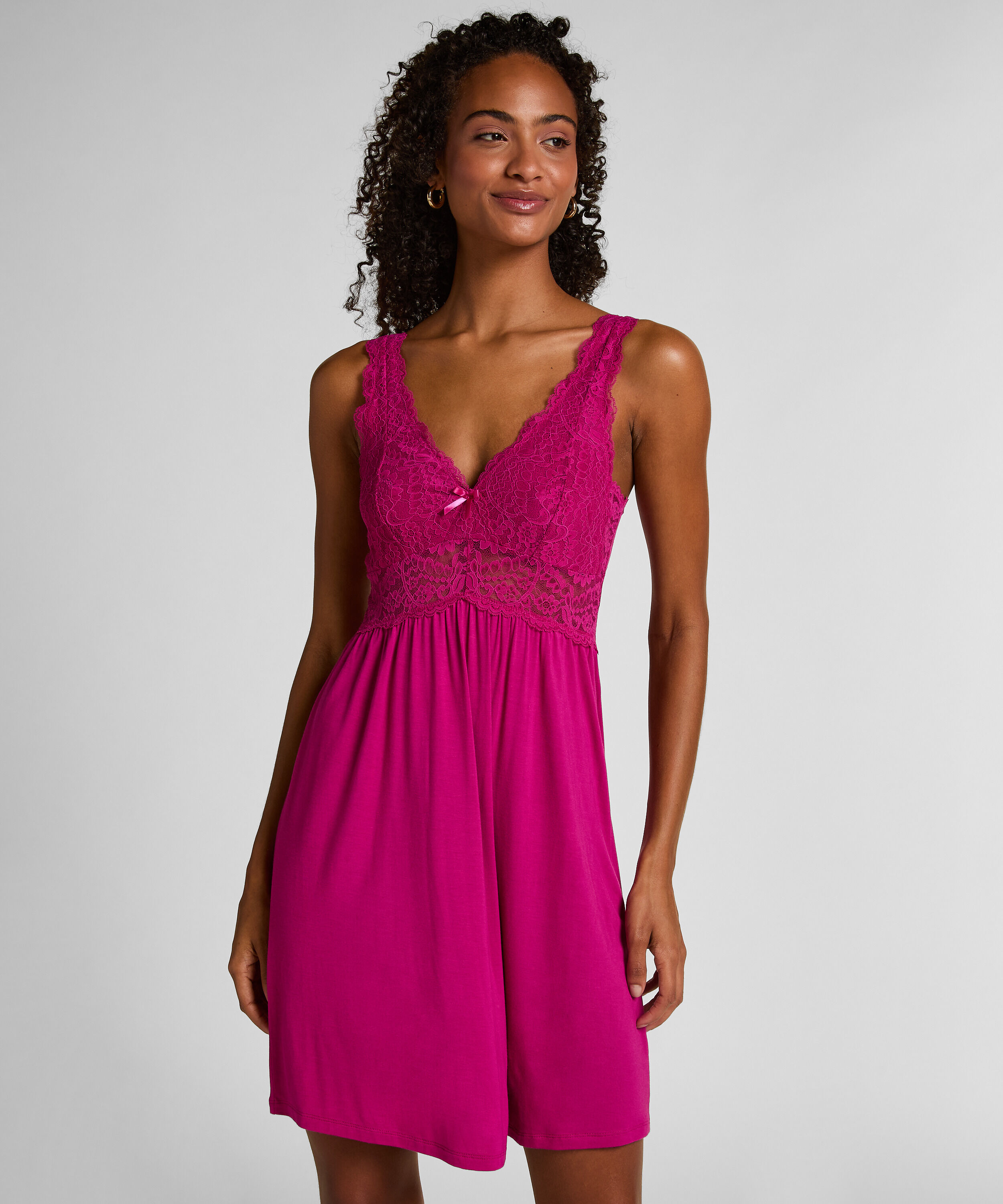 Nora Lace Slip Dress, Pink Nora Lace Slip Dress, Pink