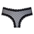 V-shape Mesh Brazilian, Black