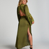 Satin Kimono, Green